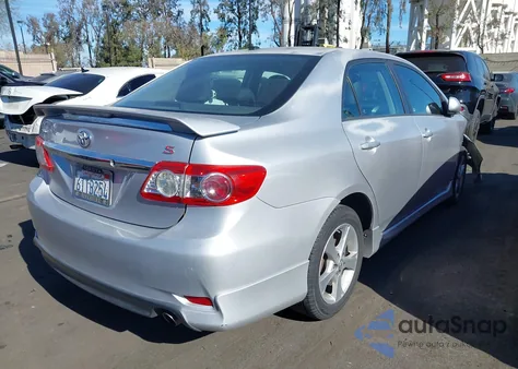 2011 Toyota Corolla S from USA, damaged, VIN 2T1BU4EE5BC731587